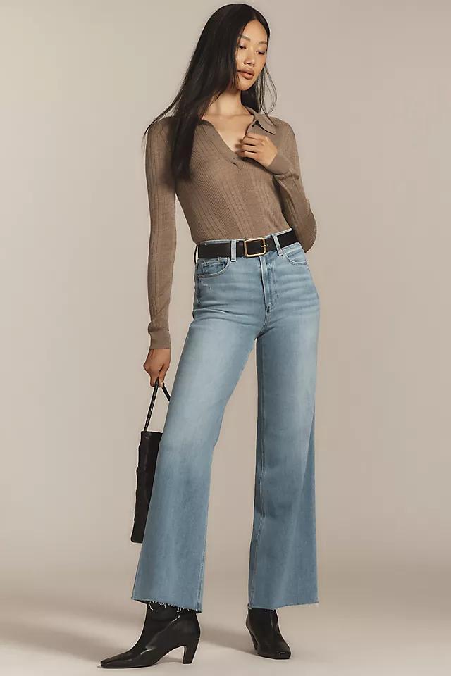 PAIGE Anessa High-Rise Wide-Leg Jeans Product Image