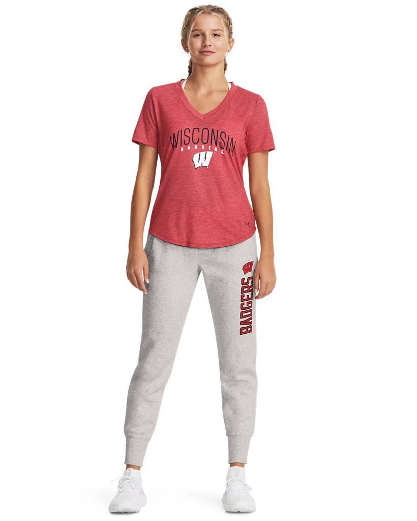 Women's UA Breezy Jersey Collegiate V-Neck T-Shirt Product Image