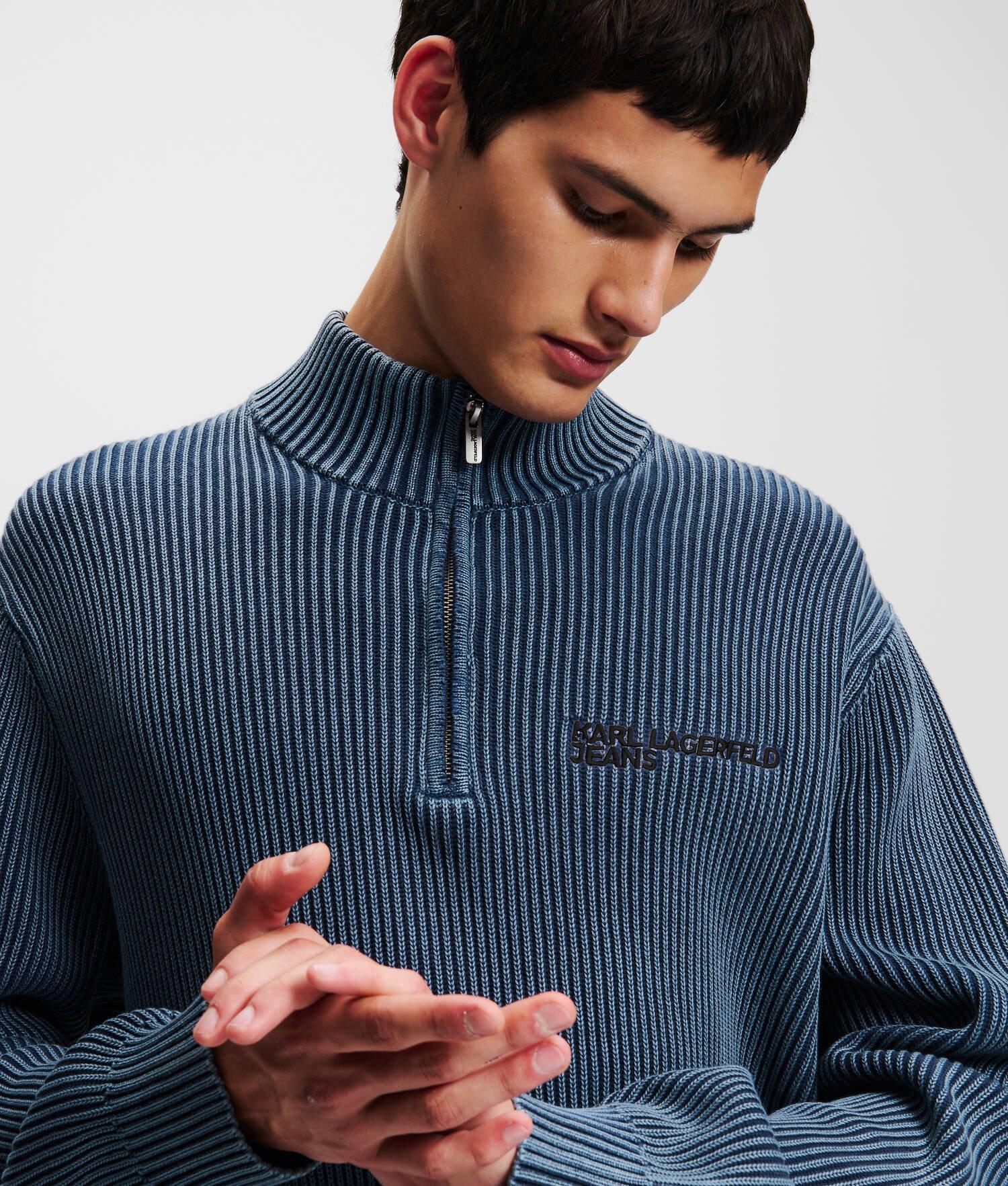 KLJ RELAXED HALF-ZIP SWEATER Product Image