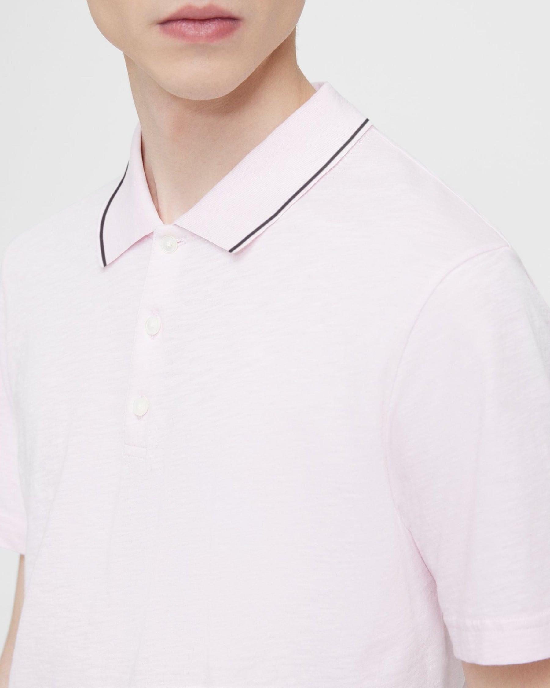 Bron Polo Shirt in Slub Cotton Product Image