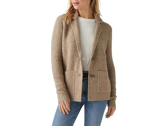 Michael Stars Diana Knit Blazer (Dark Oatmeal) Women's Sweater Product Image