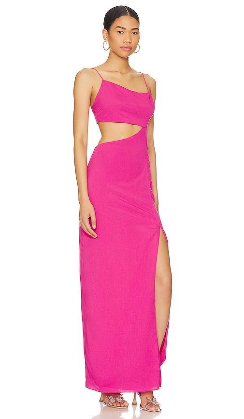 superdown Rachel Maxi Dress in Fuchsia. Product Image