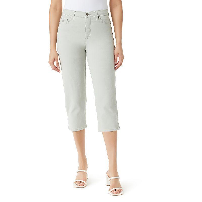 Petite Gloria Vanderbilt Amanda Capri Pants, Womens Product Image