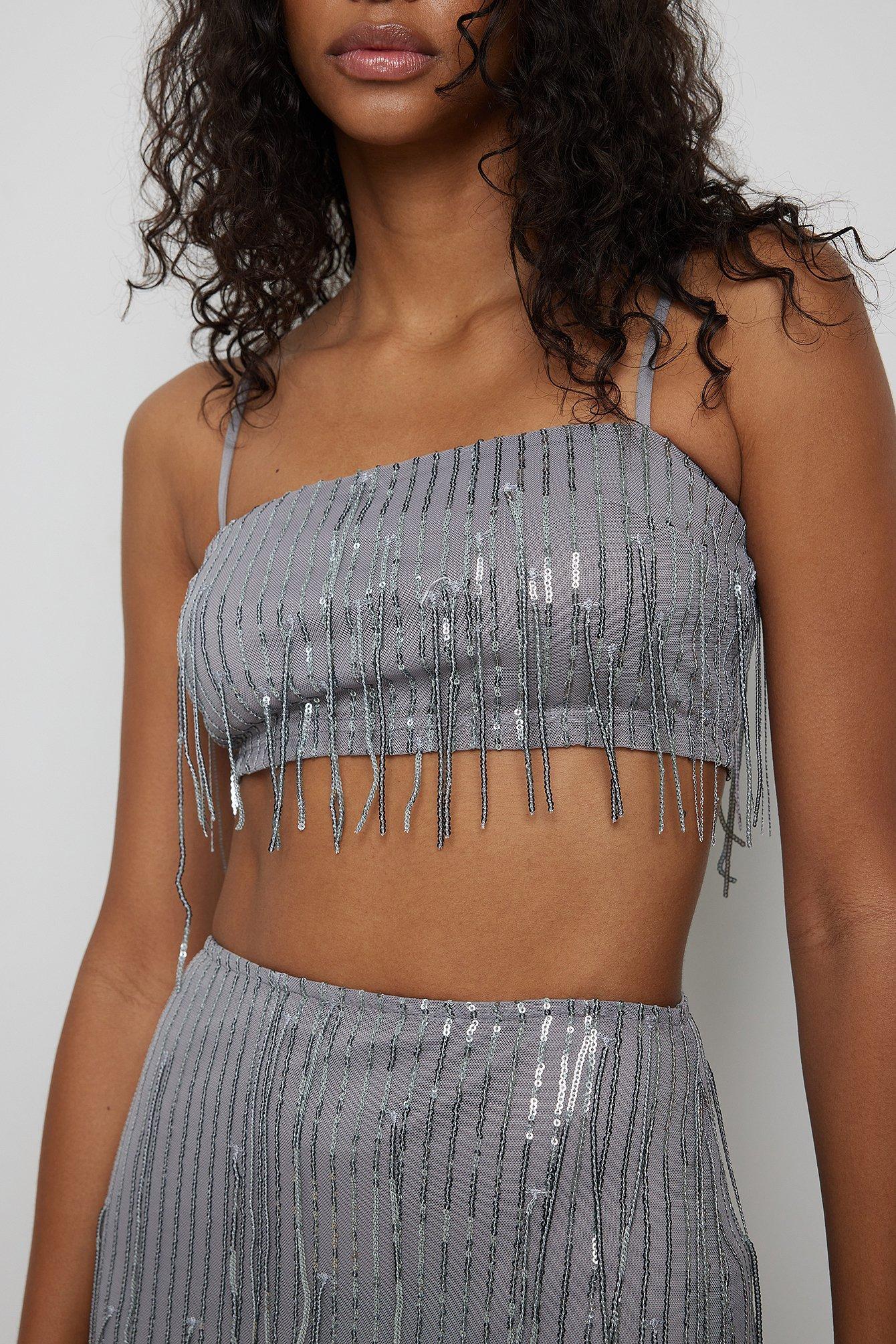 Cropped Sequin Top product image