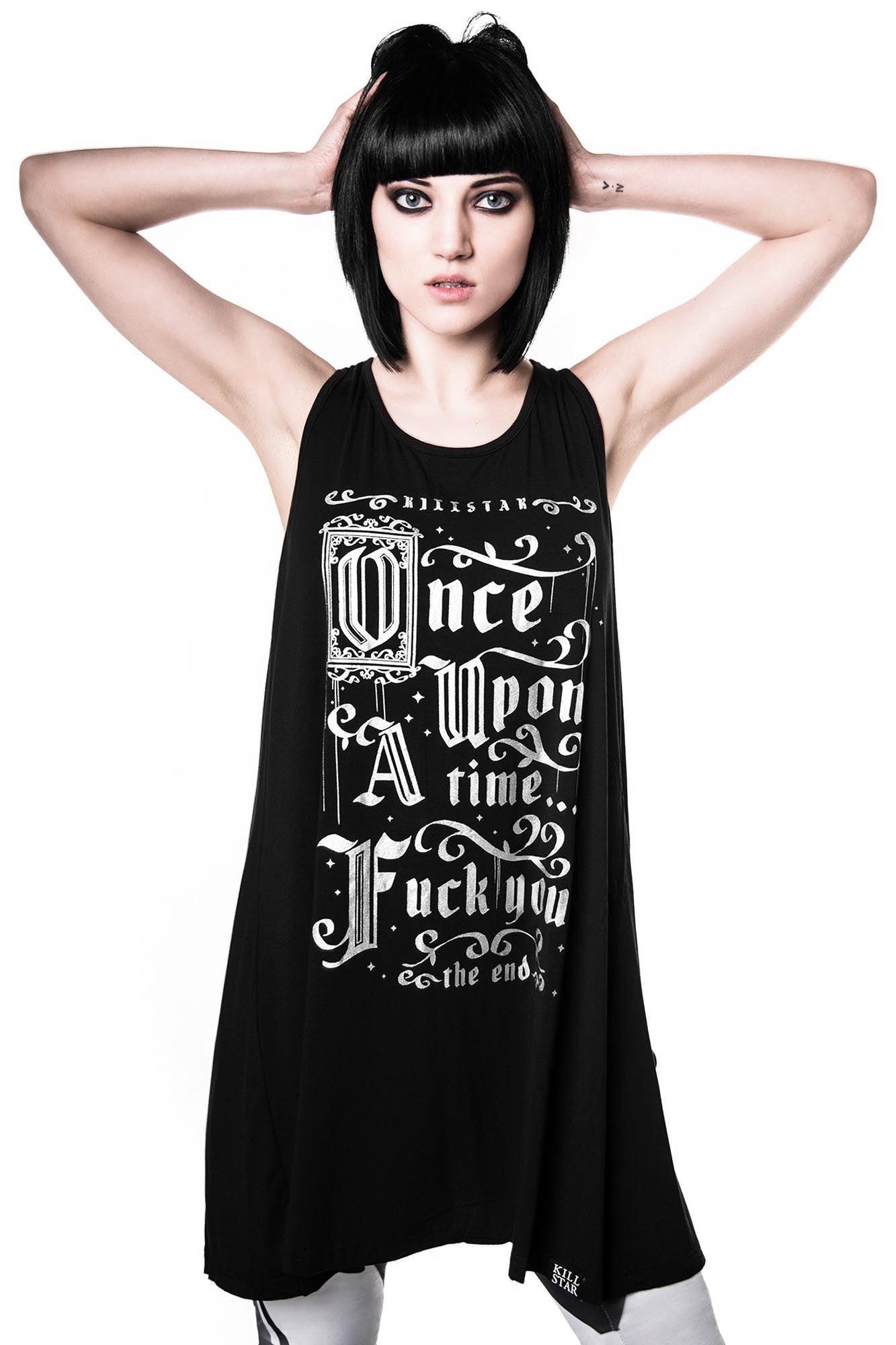 Story Time Vest Dress [B] - Resurrect Female Product Image