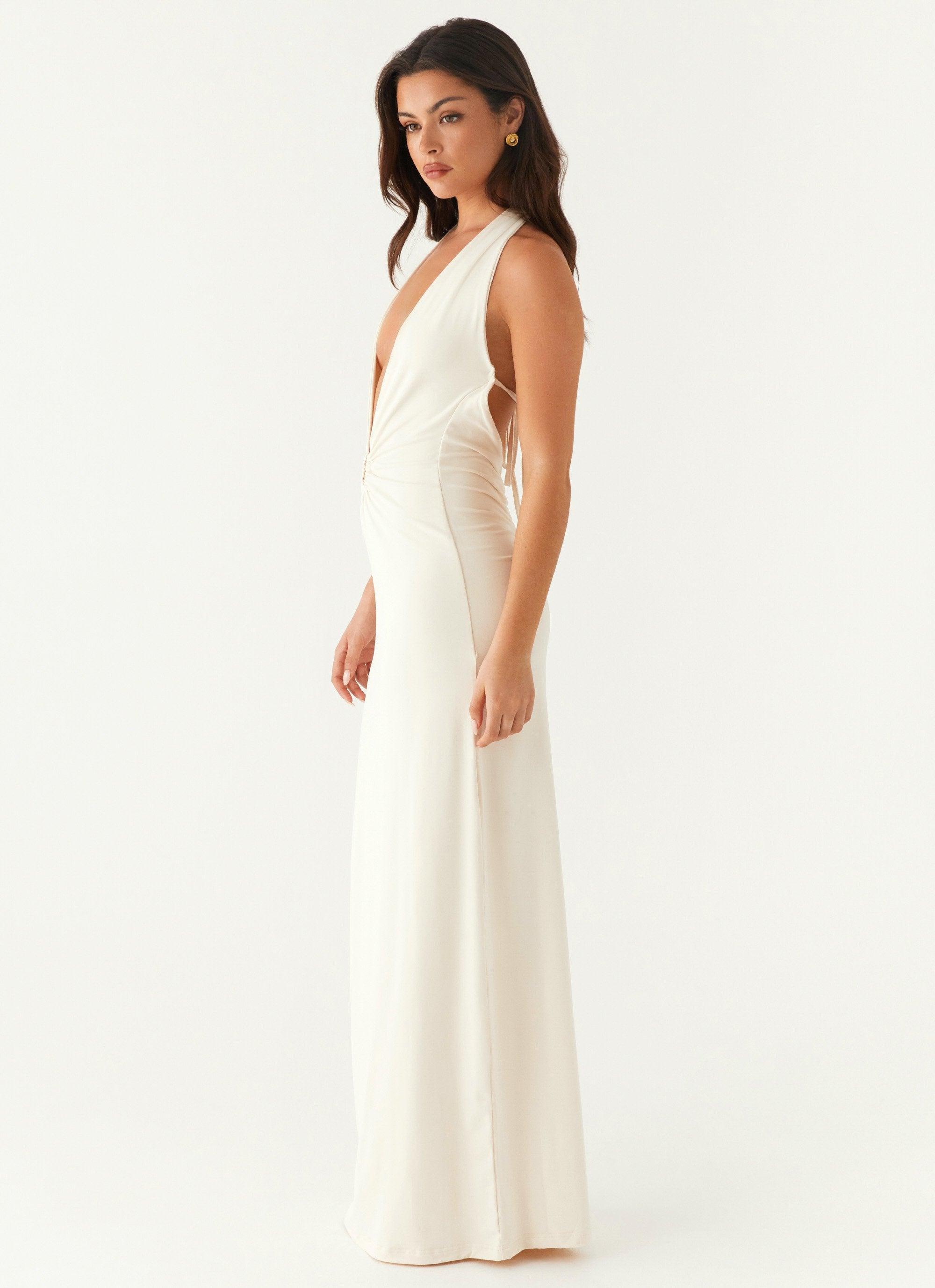 Dominica Maxi Dress - Ivory Product Image