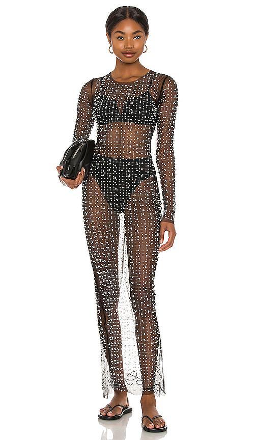 Champagne Nights Mesh Dress Product Image