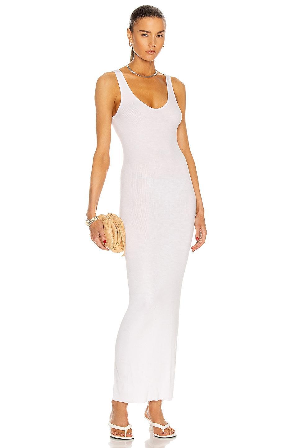 Enza Costa Silk Rib Ankle Length Tank Dress Size XS. Product Image