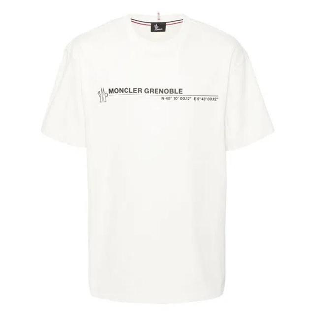 MONCLER Grenoble T-shirts In White Product Image