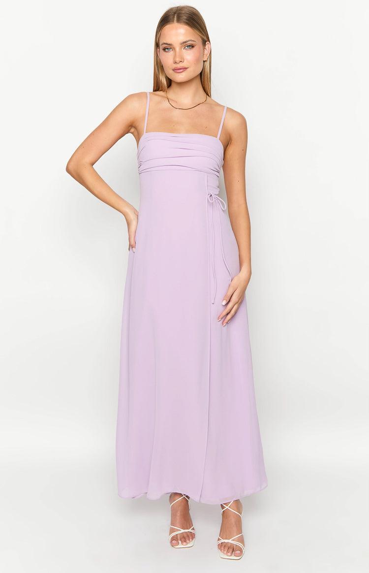 Flossie Lilac Maxi Sleeveless Dress Product Image