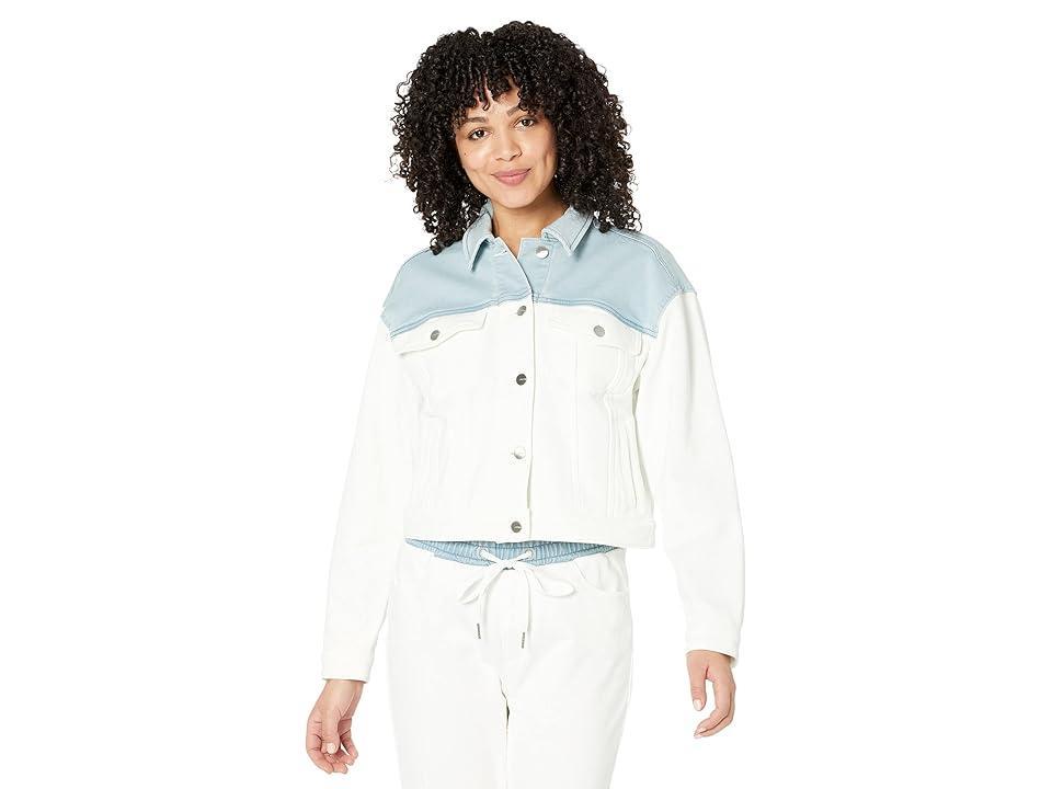 Joe's Jeans Bianca Mixed Jean Jacket (Sleepyhead) Women's Clothing product image