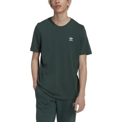 adidas Originals Mens Adicolor Essential Trefoil T-Shirt - Green/Green Product Image