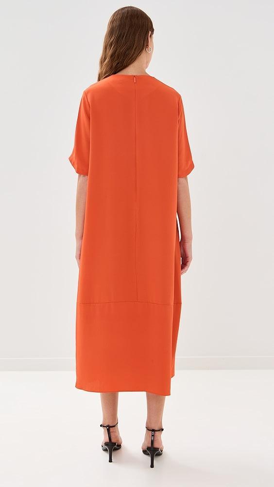 Tibi 4 Ply Silk Tshirt Dress | Shopbop Product Image