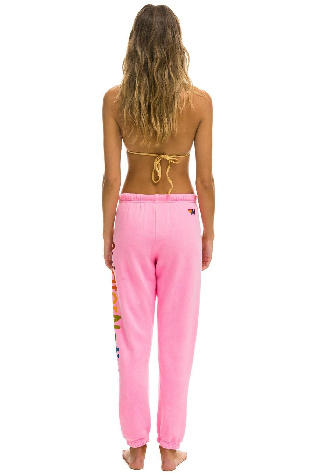 AVIATOR NATION VAIL SWEATPANT - NEON PINK Female Product Image