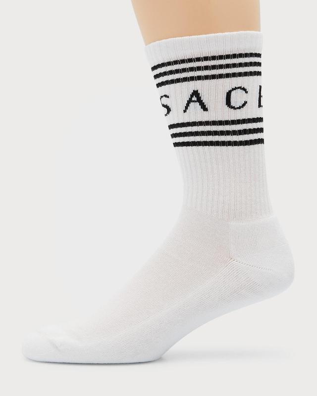 Mens Athletic Logo Crew Socks Product Image