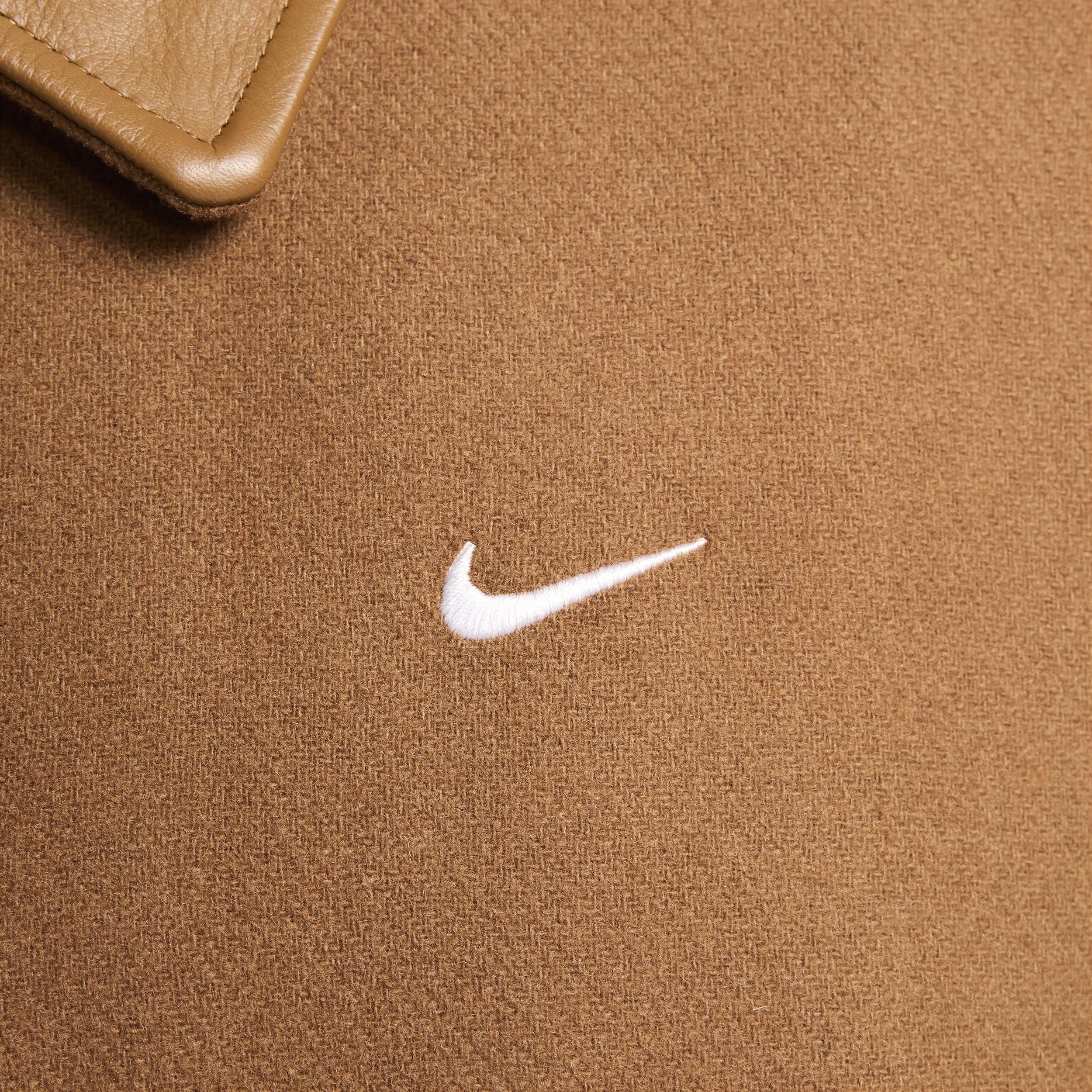 Nike Men's Solo Swoosh Wool Varsity Jacket Product Image