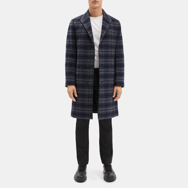 Recycled Wool Melton Tailored Coat | Theory Outlet Product Image