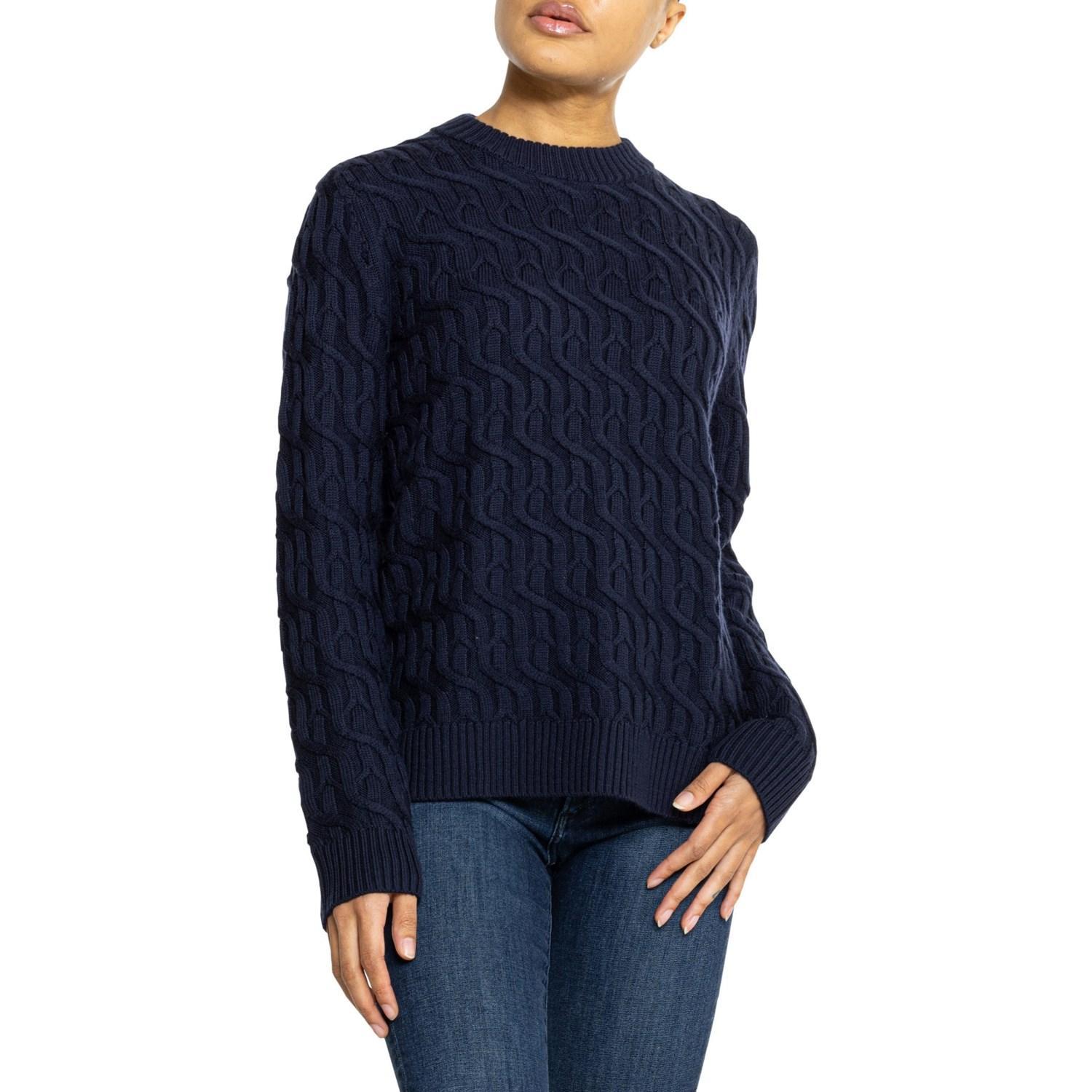 Icebreaker Cable Knit Crew Sweater - Merino Wool Product Image