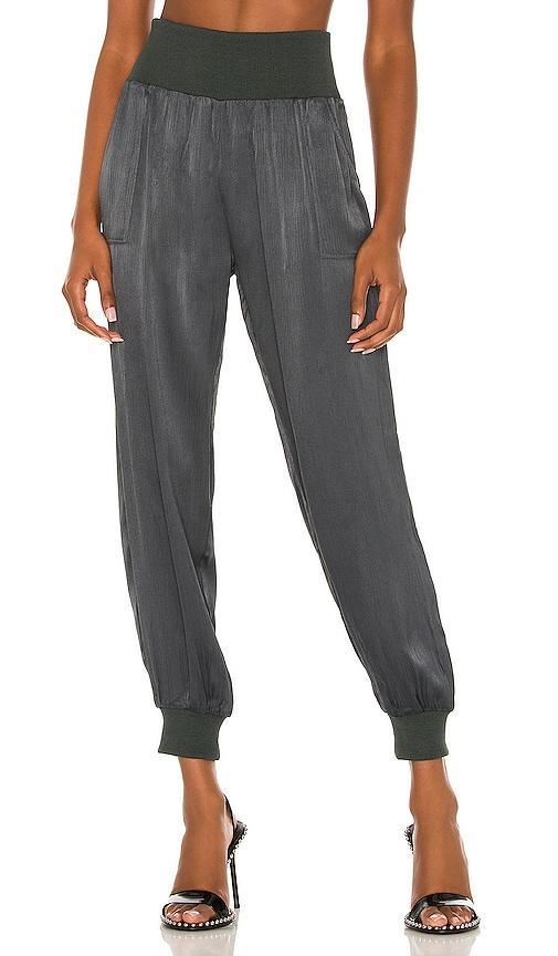 Bobi BLACK Sleek Textured Pant Size L, M, S, XL. Product Image