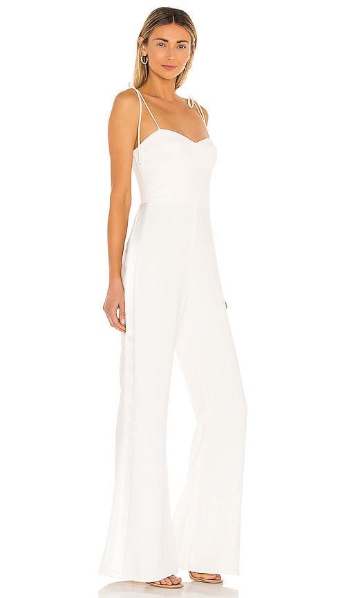 Amanda Uprichard Champagne Jumpsuit in Ivory. - size M (also in L, XS) Product Image