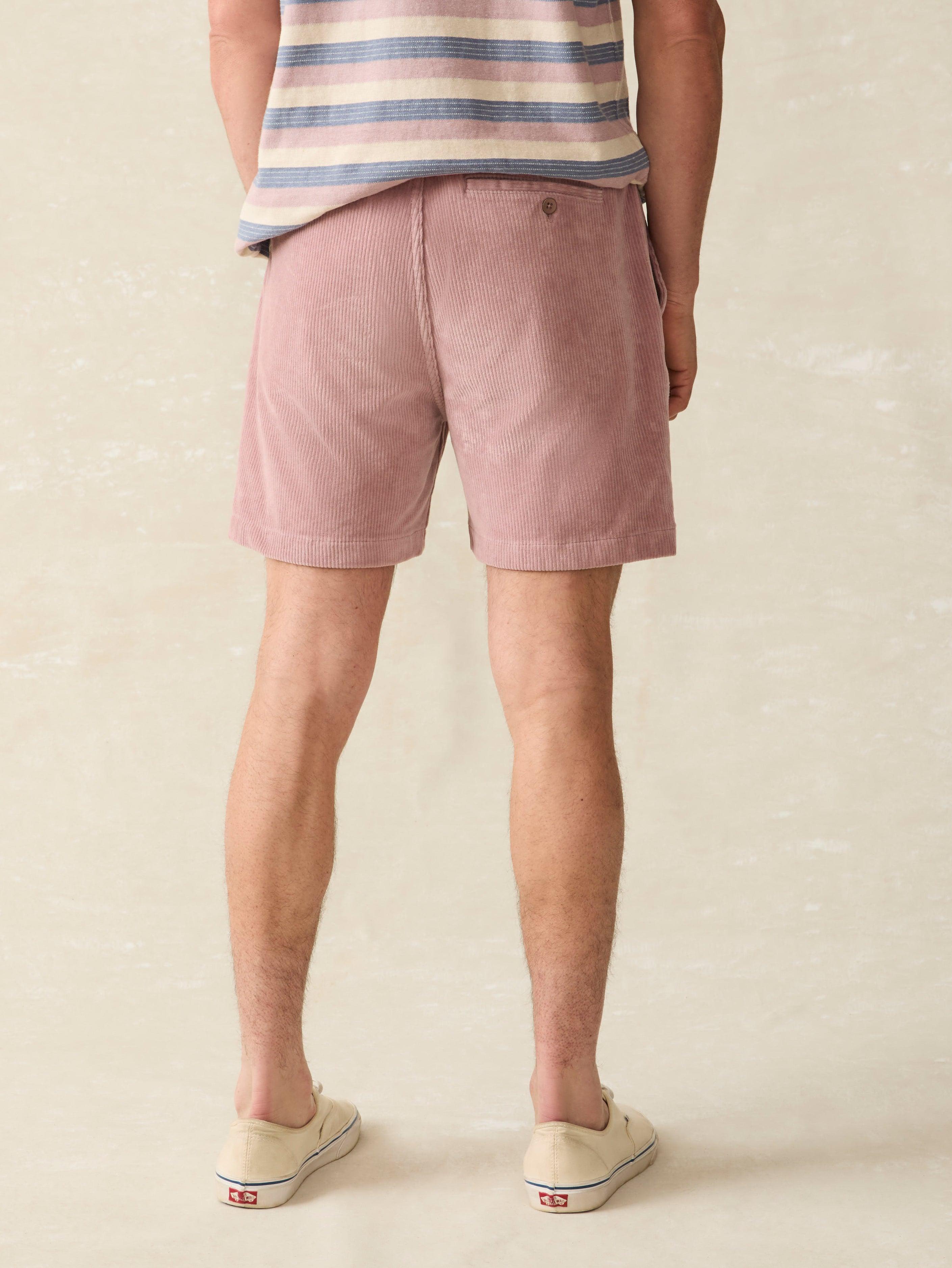 Essential Italian Knit Cord Short (6" Inseam) - Dusty Plum Male Product Image