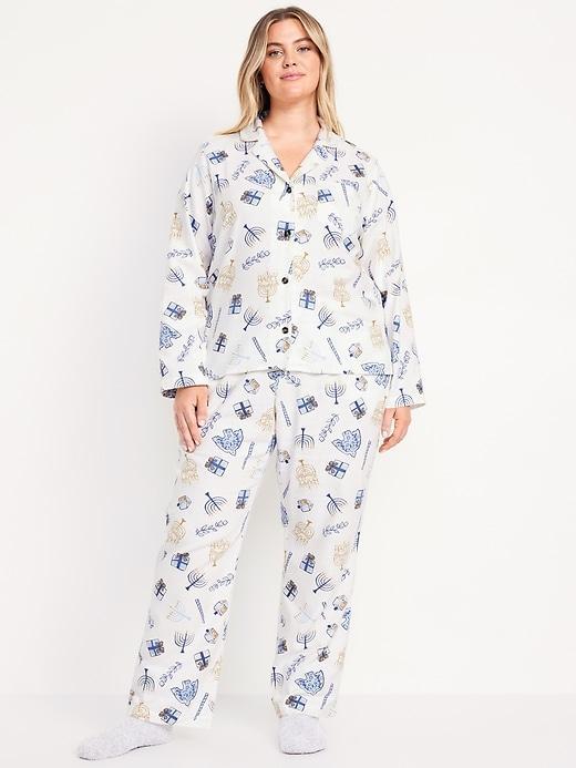 Flannel Pajama Set for Women Product Image