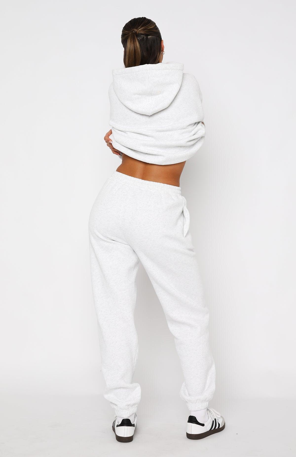 My Other Half Sweatpants Grey Marle Product Image