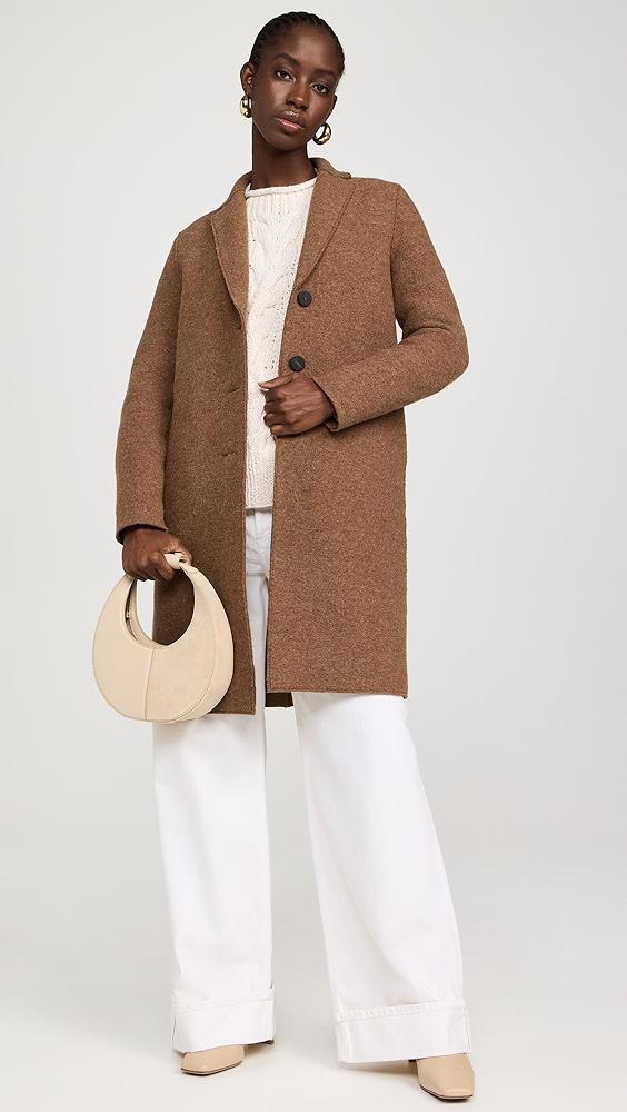 Harris Wharf London Boiled Wool Overcoat | Shopbop Product Image