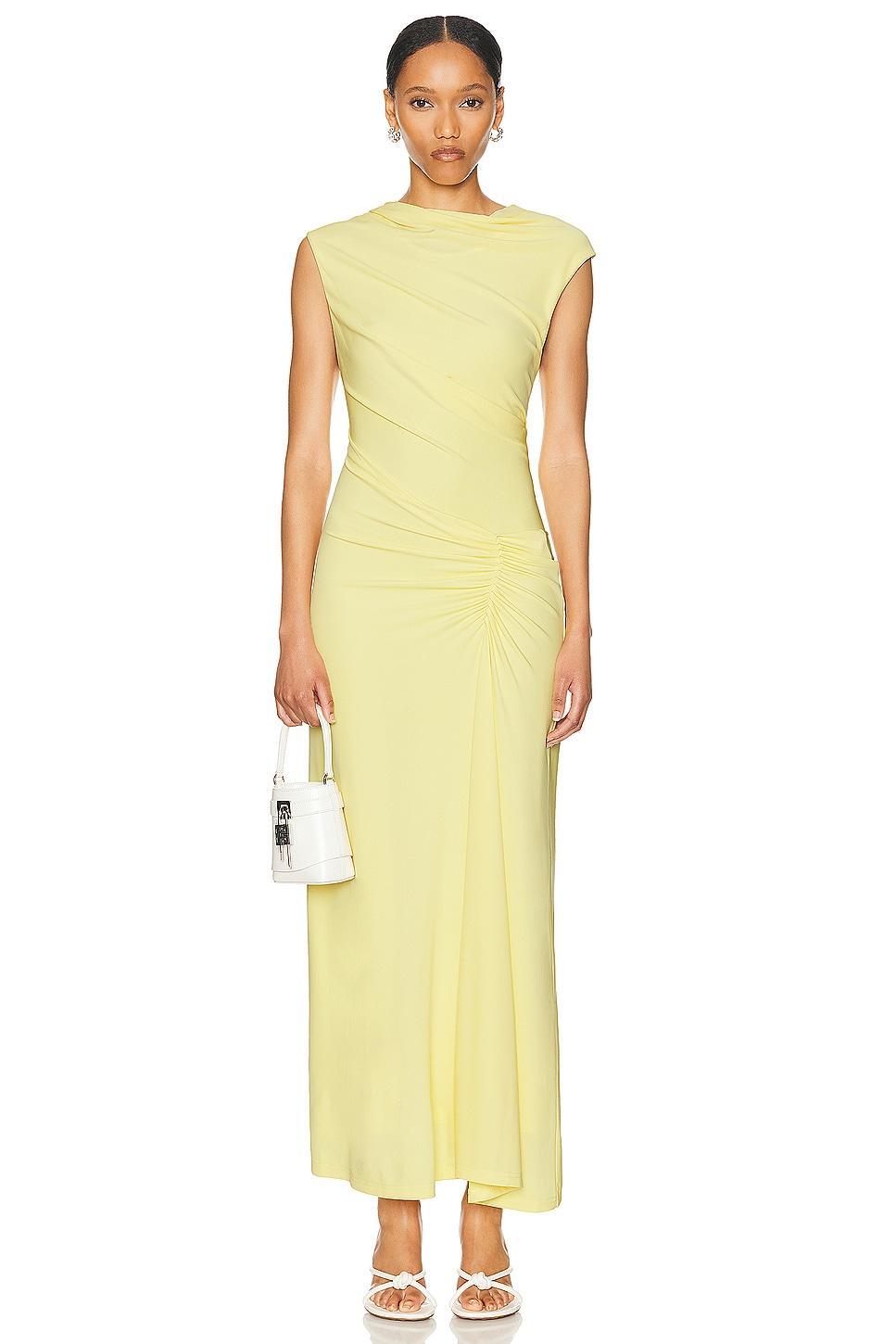 SIMKHAI Acacia Midi Dress in Lemon product image