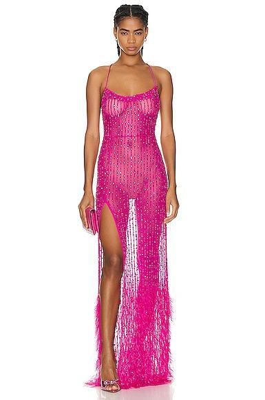 retrofete Alessandra Dress in Fuchsia Product Image