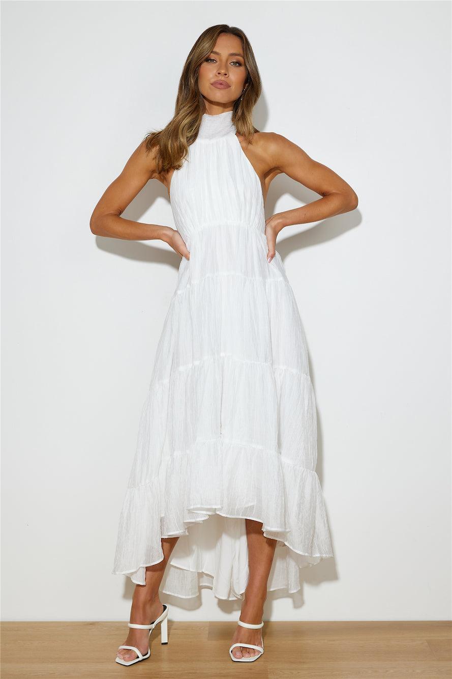 Entrance Is Yours Maxi Dress White Product Image