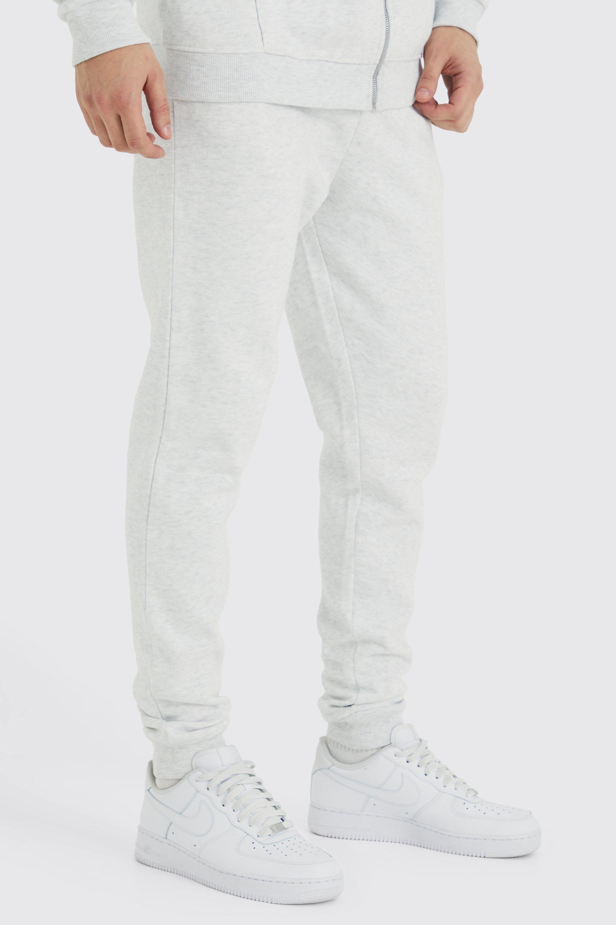 Mens Grey Tall Skinny Fit Jogger, Grey Product Image