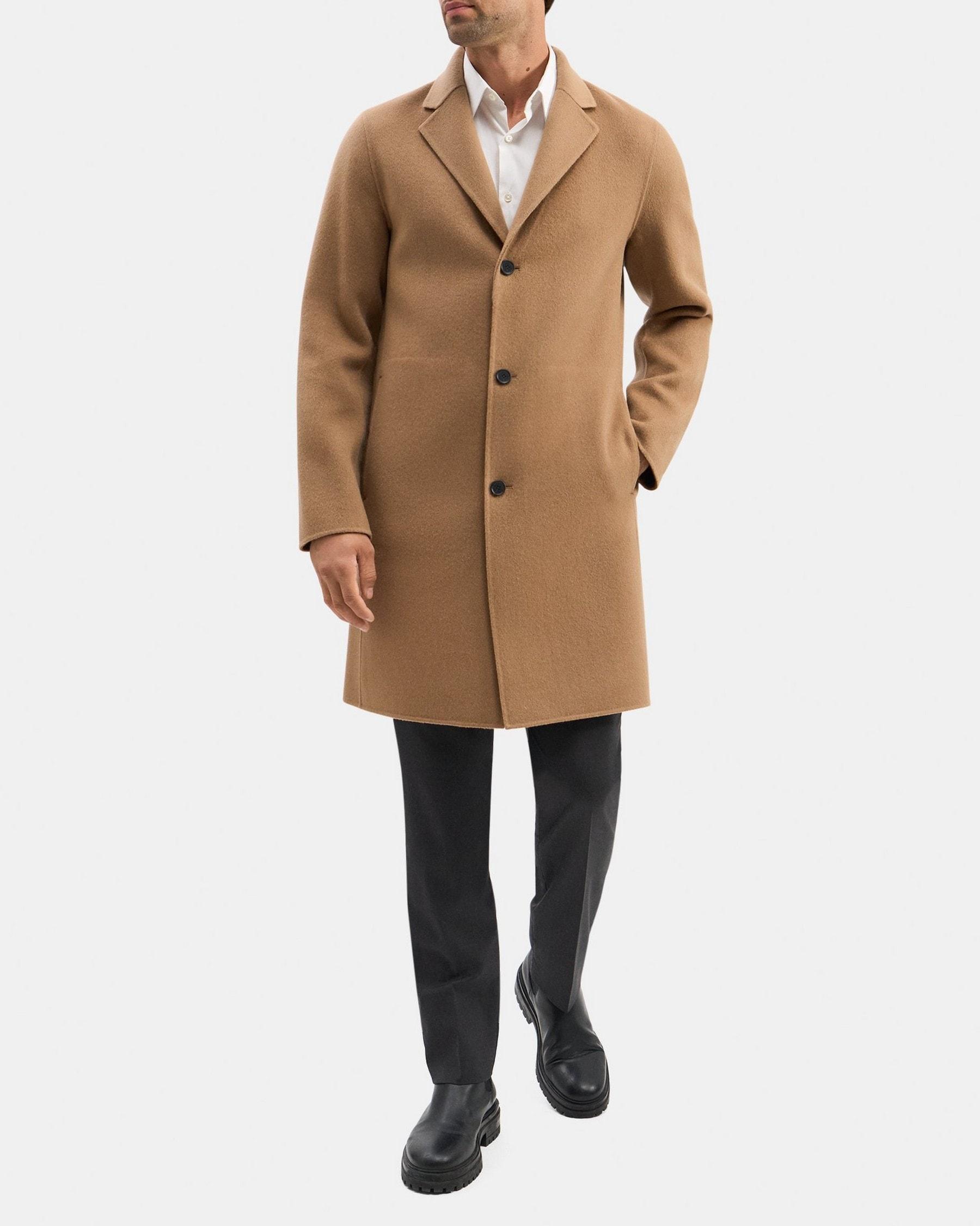 Tailored Coat in Double-Face Wool-Cashmere Product Image