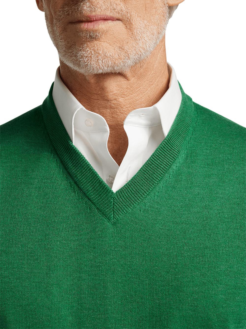 Supima Cotton Vest - Green Product Image