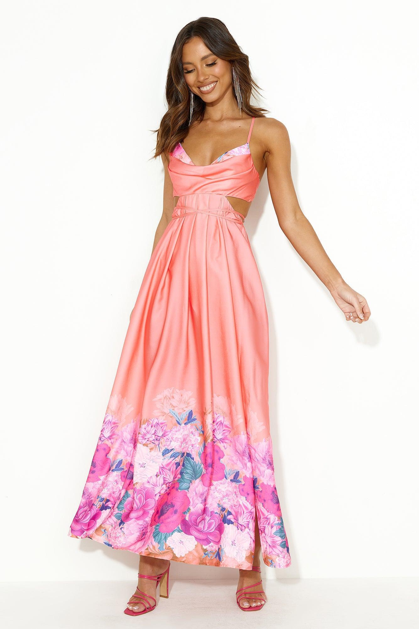 All For Fun Maxi Dress Pink Product Image