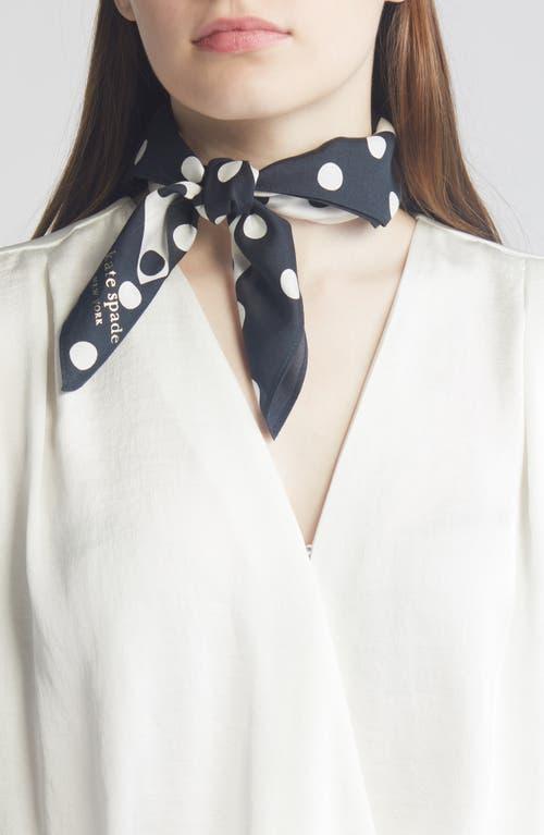 Kate Spade New York springtime dot silk bandana Product Image