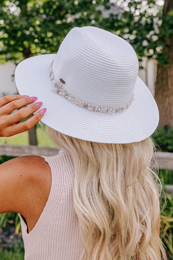 Out For Brunch Woven Hat In Ivory Product Image