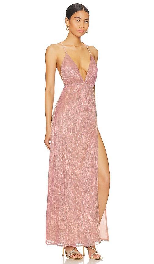 superdown Hailee High Slit Maxi Dress Size S. Product Image