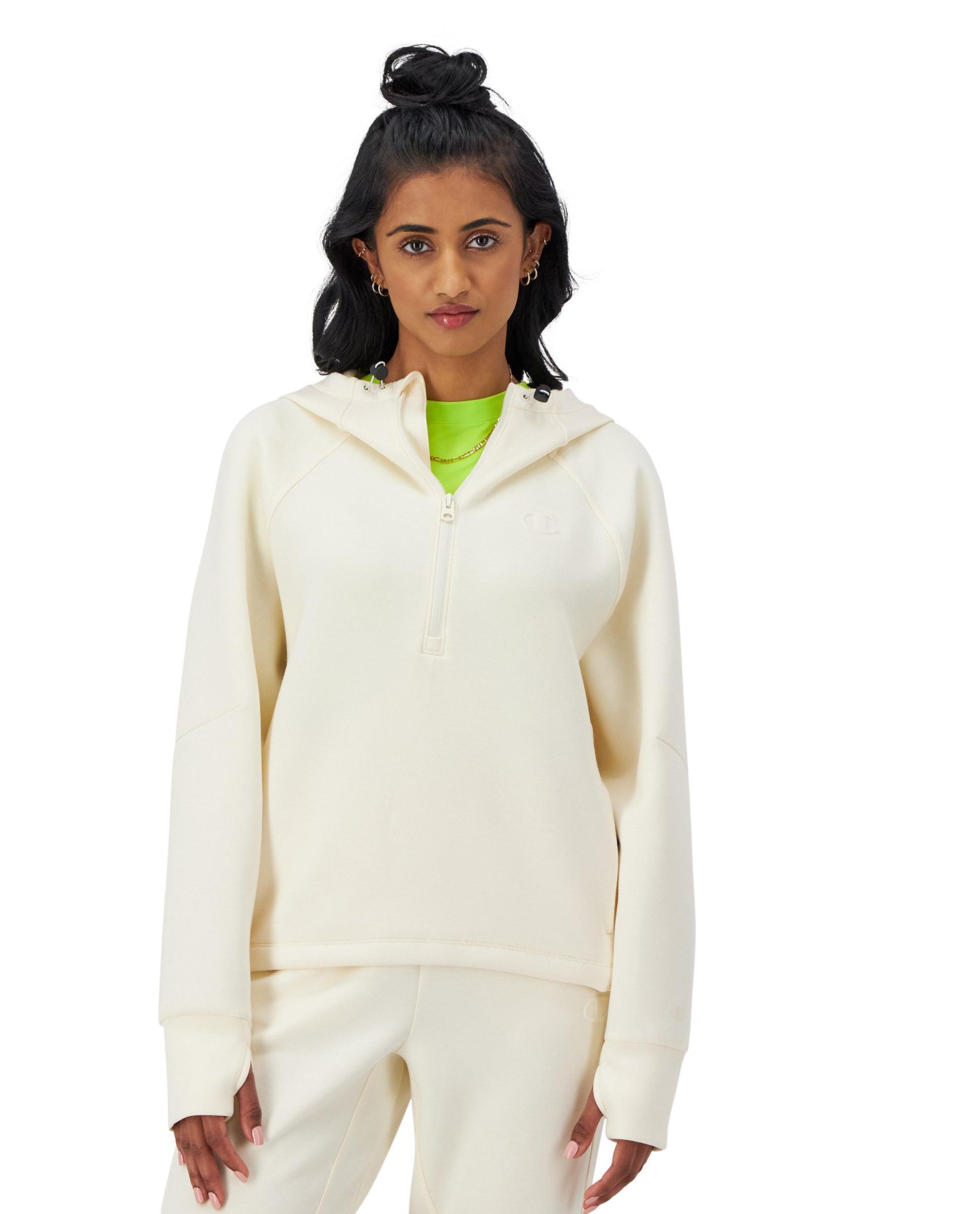 Womens Champion Flex Hoodie, Debossed C Logo Natural M product image