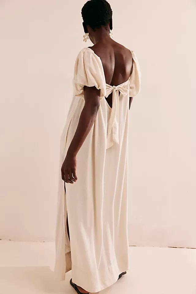 Julietta Linen Off-The-Shoulder Maxi Product Image