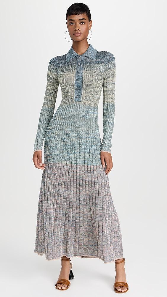 Zimmermann Illustration Mouline Polo Midi Dress | Shopbop Product Image