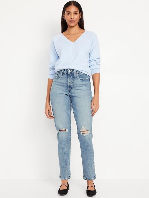 Curvy High-Waisted OG Straight Ankle Jeans Product Image