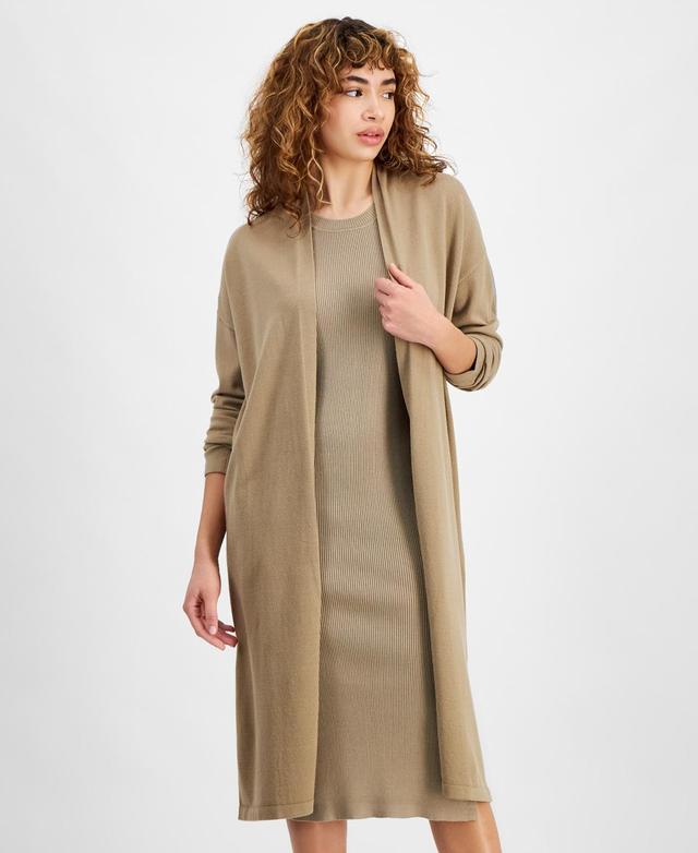 Women's Open-Front Maxi Cardigan  Product Image