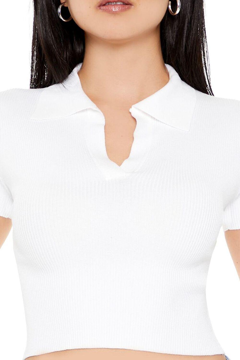 Ribbed Sweater-Knit Crop Top | Forever 21 Product Image