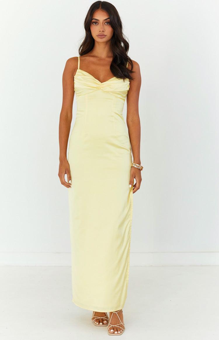 Honey Yellow Maxi Dress Product Image