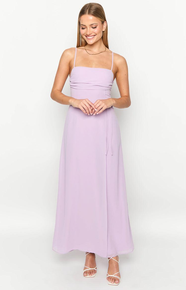 Flossie Lilac Maxi Sleeveless Dress Product Image