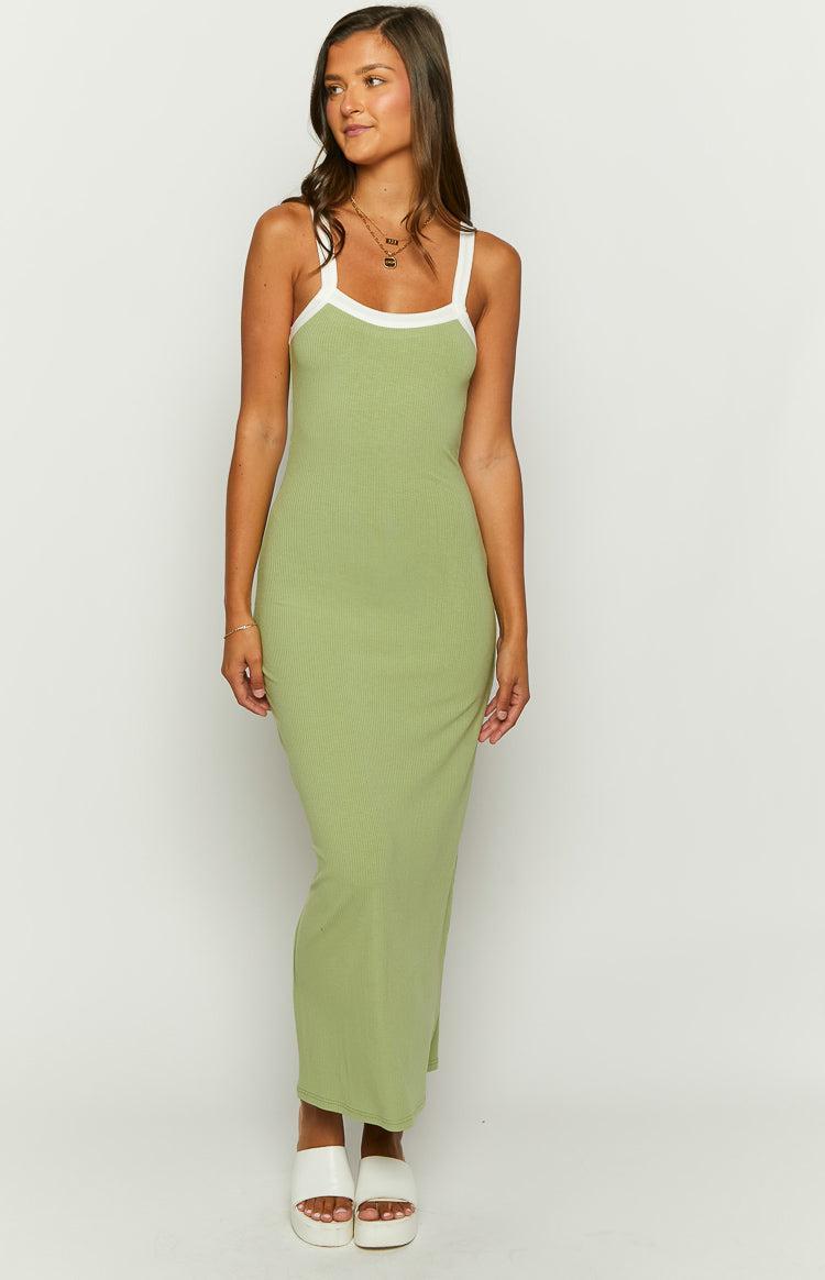 Cynthia Green Maxi Dress Product Image