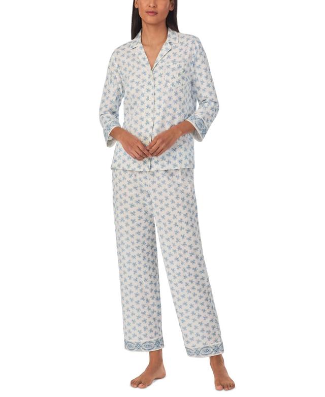 Lauren Ralph Lauren Womens 2-Pc. Floral Ankle Pajamas Set Product Image