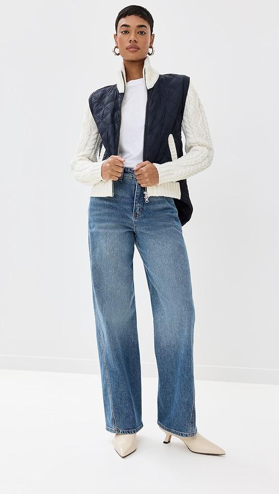 Veronica Beard Patra Mixed Media Jacket | Shopbop Product Image