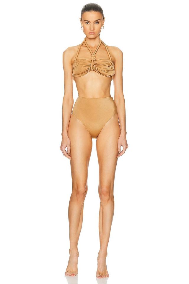 Maygel Coronel Atolon Bikini Set in Beige Product Image